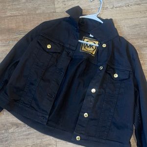 Michael Kors Black Jean jacket